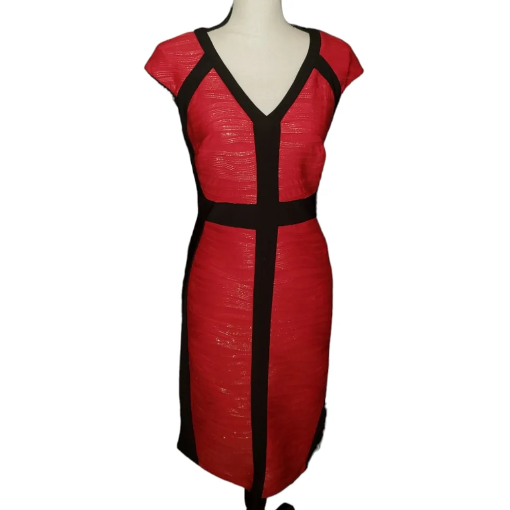 Red and Black Dress by Jax - Picture 1 of 10